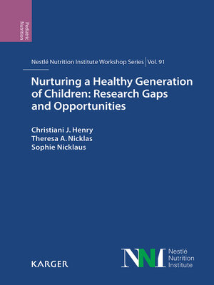 cover image of Nurturing a Healthy Generation of Children